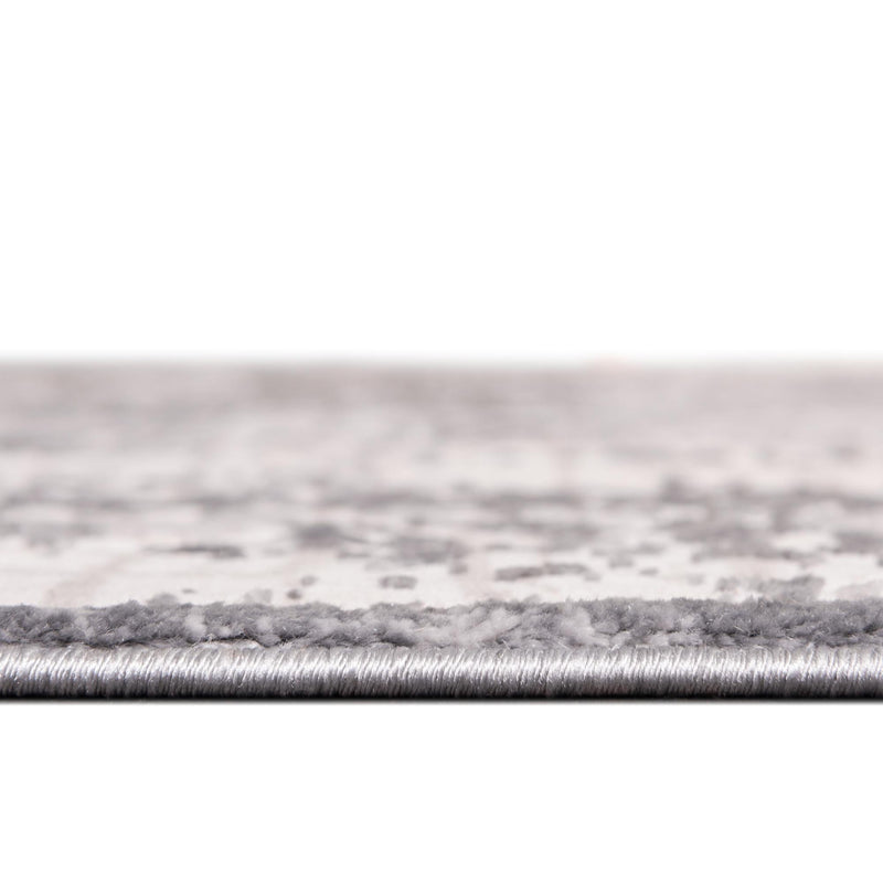 Derbyshire Elegance Collection Area Rug -  Matlock Round Gray  lifestyle 42