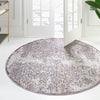 Derbyshire Elegance Collection Area Rug -  Matlock Round Violet  lifestyle 106