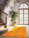 Lattice Garden Collection Area Rug - Arborville (Orange) Runner Orange  lifestyle 15