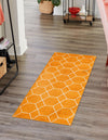 Lattice Garden Collection Area Rug - Arborville (Orange) Runner Orange  lifestyle 29