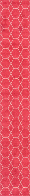 Lattice Garden Collection Area Rug - Arborville (Pink) Runner Pink Main