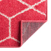 Lattice Garden Collection Area Rug - Arborville (Pink) Runner Pink  lifestyle 6