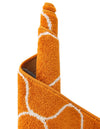 Lattice Garden Collection Area Rug -  Pergolatown (Orange) Rectangle Orange  lifestyle 18