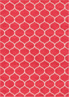 Lattice Garden Collection Area Rug -  Pergolatown (Pink) Rectangle Pink Main
