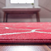 Lattice Garden Collection Area Rug -  Pergolatown (Pink) Rectangle Pink  lifestyle 3