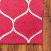 Lattice Garden Collection Area Rug -  Pergolatown (Pink) Rectangle Pink  lifestyle 7