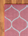 Lattice Garden Collection Area Rug -  Pergolatown (Pink) Runner Pink  lifestyle 7