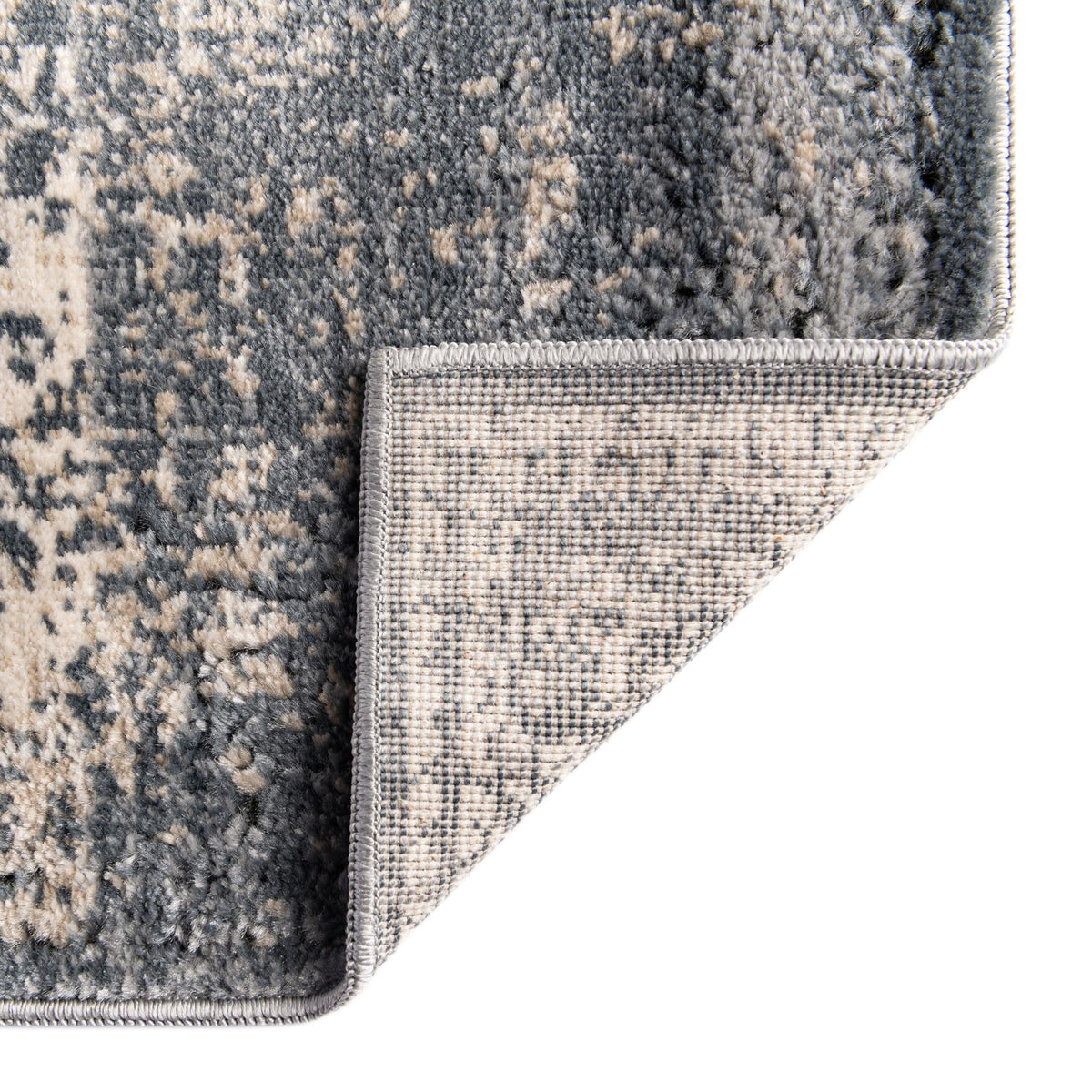 Coastal Manor Collection Area Rug -  Dunes Rectangle Gray Blue  lifestyle 15