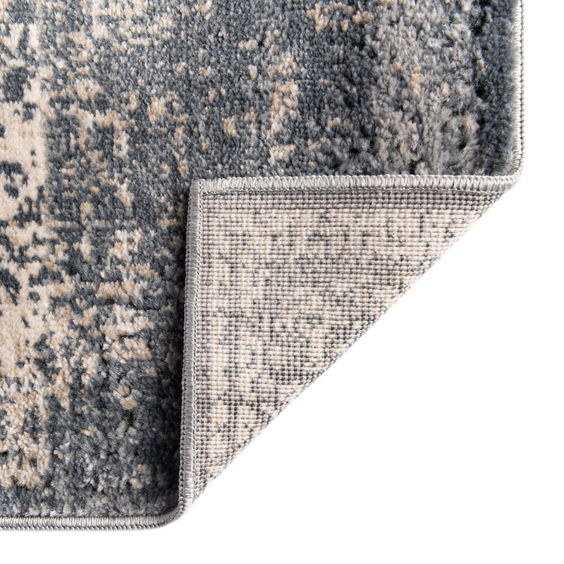 Coastal Manor Collection Area Rug -  Dunes Rectangle Gray Blue  lifestyle 15