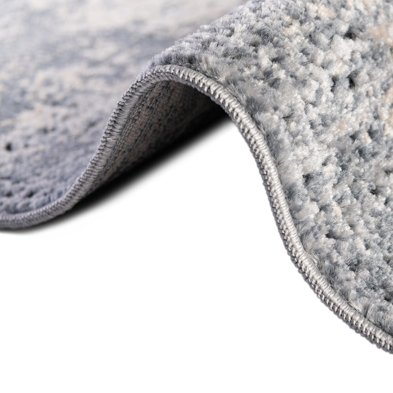 Coastal Manor Collection Area Rug -  Dunes Rectangle Gray Blue  lifestyle 17