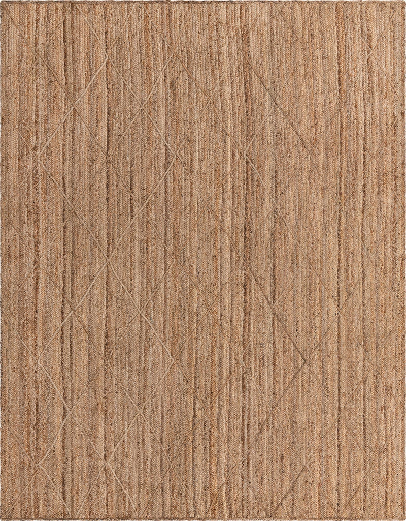 Woven Seaside Jute Collection Area Rug - Harbor Cove Rectangle Natural  lifestyle 6