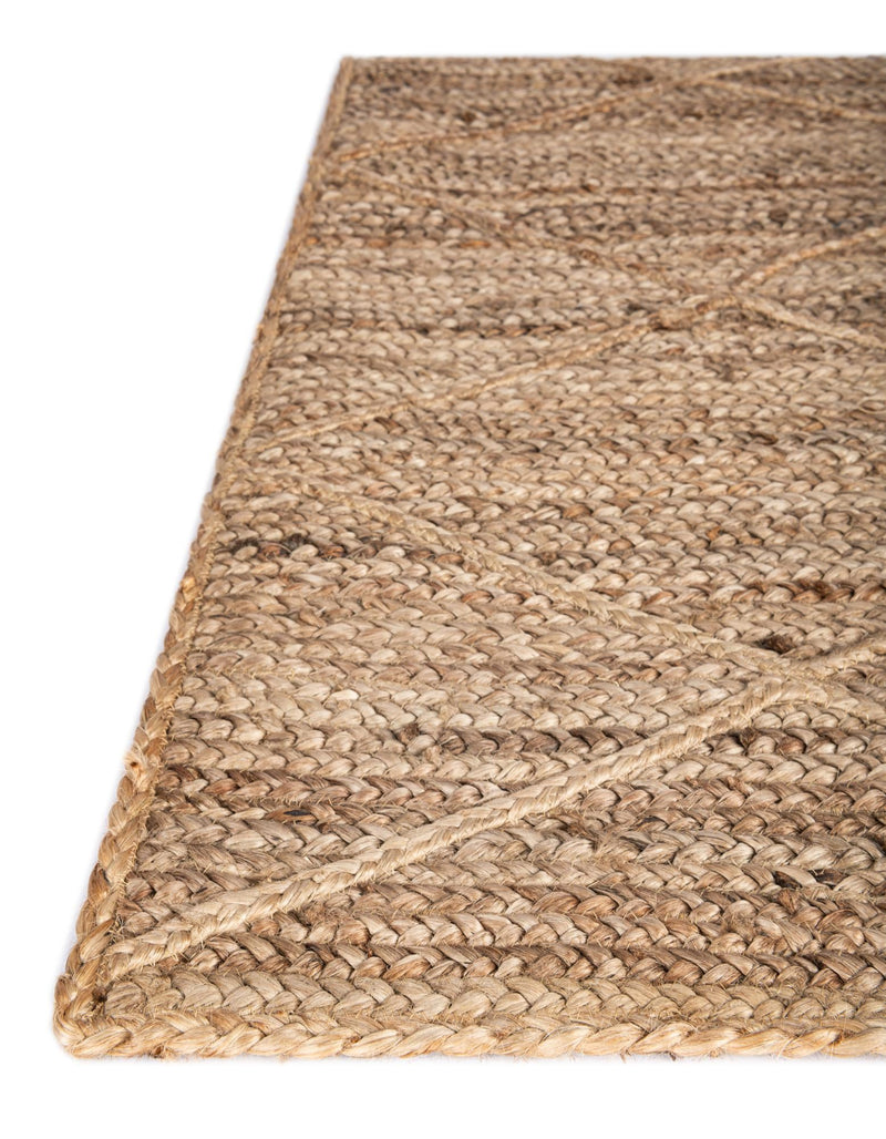 Woven Seaside Jute Collection Area Rug - Harbor Cove Rectangle Natural  lifestyle 66