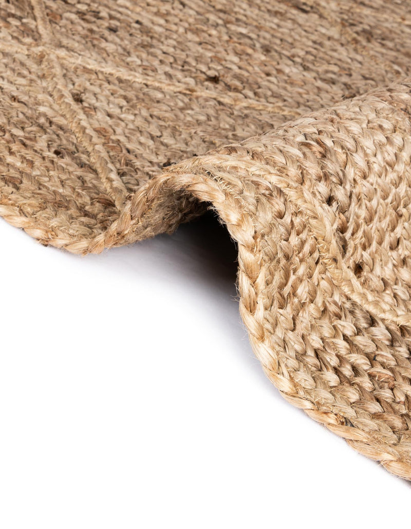 Woven Seaside Jute Collection Area Rug - Harbor Cove Rectangle Natural  lifestyle 78