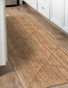Woven Seaside Jute Collection Area Rug - Harbor Cove Runner Natural  lifestyle 100