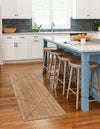 Woven Seaside Jute Collection Area Rug - Harbor Cove Runner Natural  lifestyle 104