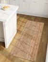 Woven Seaside Jute Collection Area Rug - Harbor Cove Runner Natural  lifestyle 143