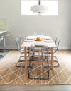 Woven Seaside Jute Collection Area Rug - Harbor Cove Rectangle White  lifestyle 30