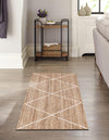 Woven Seaside Jute Collection Area Rug - Harbor Cove Runner White  lifestyle 122