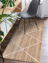 Woven Seaside Jute Collection Area Rug - Harbor Cove Runner White  lifestyle 128