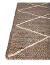Woven Seaside Jute Collection Area Rug - Harbor Cove Rectangle Gray  lifestyle 63