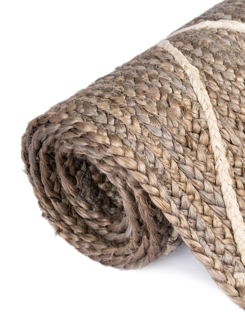 Woven Seaside Jute Collection Area Rug - Harbor Cove Rectangle Gray  lifestyle 83