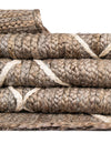 Woven Seaside Jute Collection Area Rug - Harbor Cove Rectangle Gray  lifestyle 91
