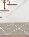 Woven Seaside Jute Collection Area Rug - Harbor Cove Runner Gray  lifestyle 123