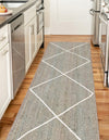 Woven Seaside Jute Collection Area Rug - Harbor Cove Runner Gray  lifestyle 145