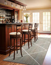 Woven Seaside Jute Collection Area Rug - Harbor Cove Runner Gray  lifestyle 163