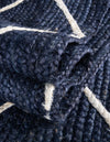 Woven Seaside Jute Collection Area Rug - Harbor Cove Rectangle Navy Blue  lifestyle 89