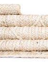 Woven Seaside Jute Collection Area Rug - Harbor Cove Rectangle Ivory  lifestyle 92