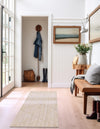 Woven Seaside Jute Collection Area Rug - Harbor Cove Runner Ivory  lifestyle 131