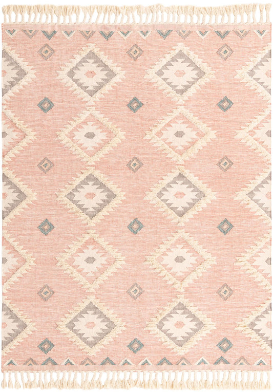Sedona Sands Collection Area Rug - Canyon Rectangle Pink Main