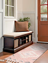 Sedona Sands Collection Area Rug - Canyon Runner Pink  lifestyle 154