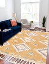 Sedona Sands Collection Area Rug - Canyon Rectangle Gold  lifestyle 34
