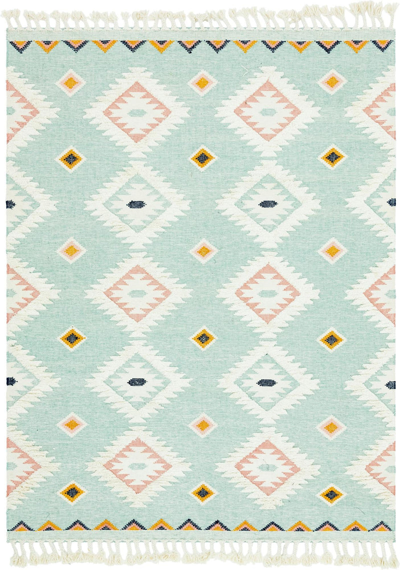 Sonoran Collection Area Rug - Flagstaff Rectangle Light Aqua  lifestyle 6