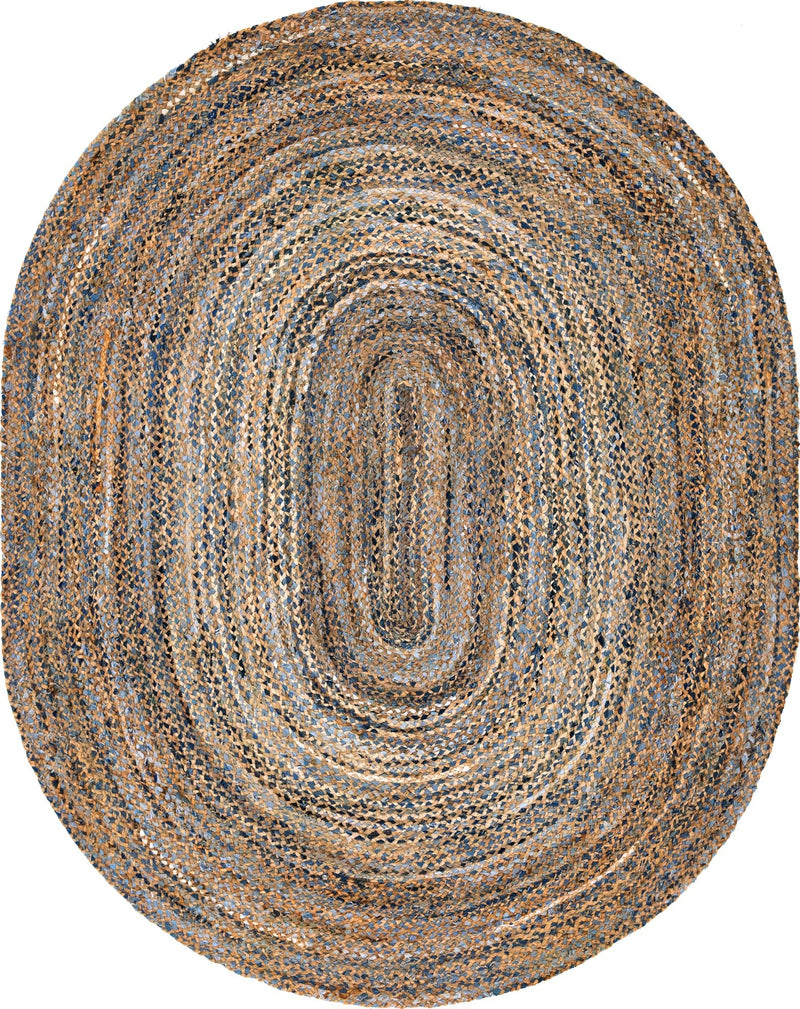 Woven Udaipur Collection Area Rug - Sahara Oval Natural  lifestyle 21