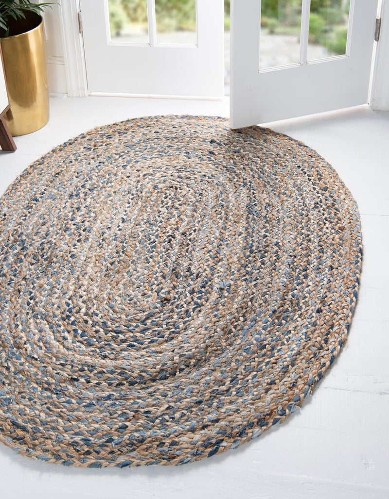 Woven Tapestry Lane Collection Area Rug - Sahara Oval Natural  lifestyle 20