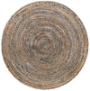 Woven Udaipur Collection Area Rug - Sahara Round Natural  lifestyle 22