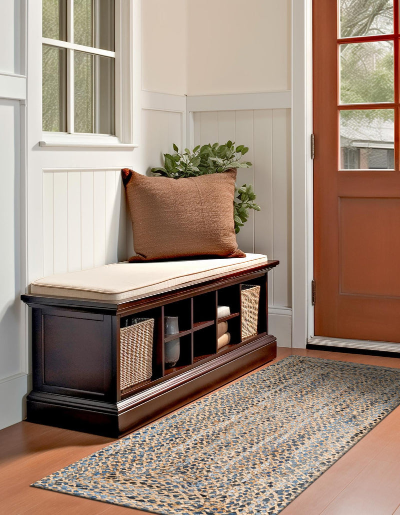 Woven Tapestry Lane Collection Area Rug - Sahara Runner Natural  lifestyle 26