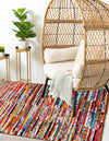 Woven Tapestry Lane Collection Area Rug - Jaipur Rectangle Multi  lifestyle 6