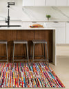 Woven Tapestry Lane Collection Area Rug - Jaipur Rectangle Multi  lifestyle 7