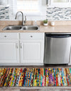 Woven Tapestry Lane Collection Area Rug - Jaipur Runner Multi  lifestyle 31