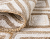 Woven Seaside Jute Collection Area Rug - Marina Rectangle Natural  lifestyle 29