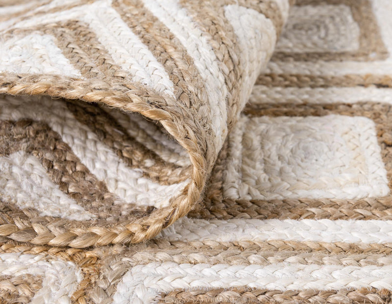 Woven Seaside Jute Collection Area Rug - Marina Rectangle Natural  lifestyle 29