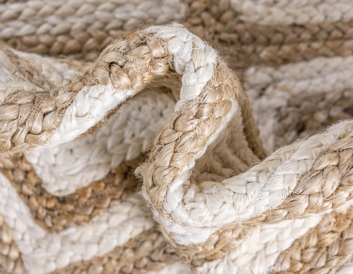 Woven Seaside Jute Collection Area Rug - Marina Rectangle Natural  lifestyle 31
