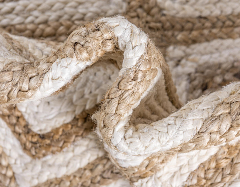 Woven Seaside Jute Collection Area Rug - Marina Rectangle Natural  lifestyle 31