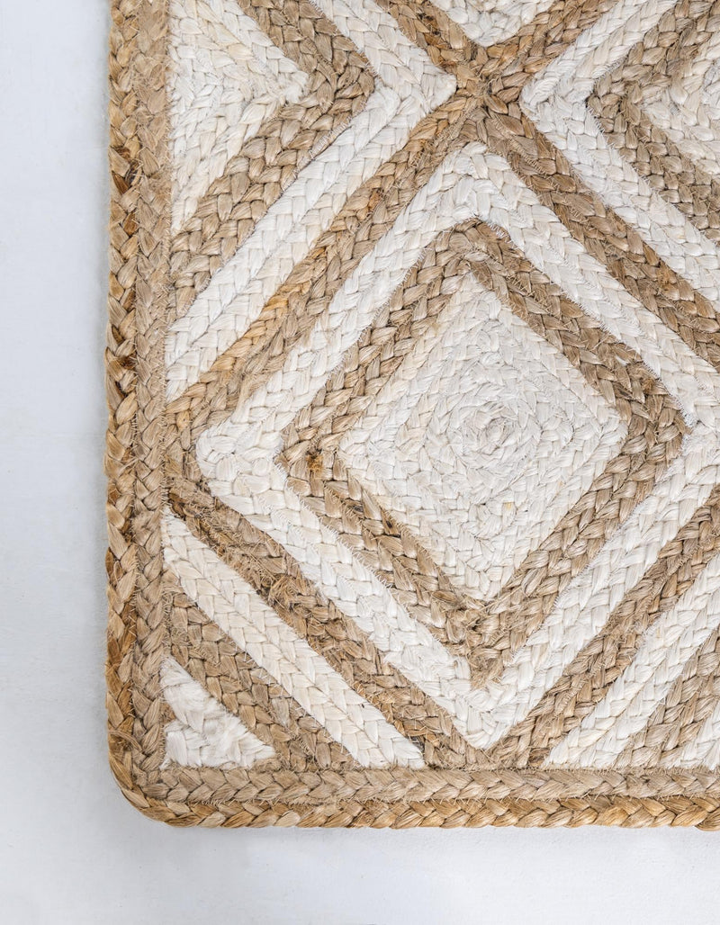 Woven Seaside Jute Collection Area Rug - Marina Rectangle Natural  lifestyle 33