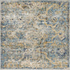 Charleston Elegance Collection Area Rug -  Edisto Square Light Blue  lifestyle 5