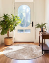Riviera Elegance Collection Area Rug -  Monaco (Beige) Round Beige  lifestyle 7